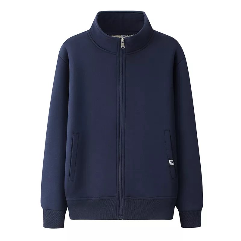 Wholesale Heavyweight High Quality Sherpa Fleece Outwear Jacket Man Winter Outdoor Jacket Custom Embroidery Logo Men's Jacket
