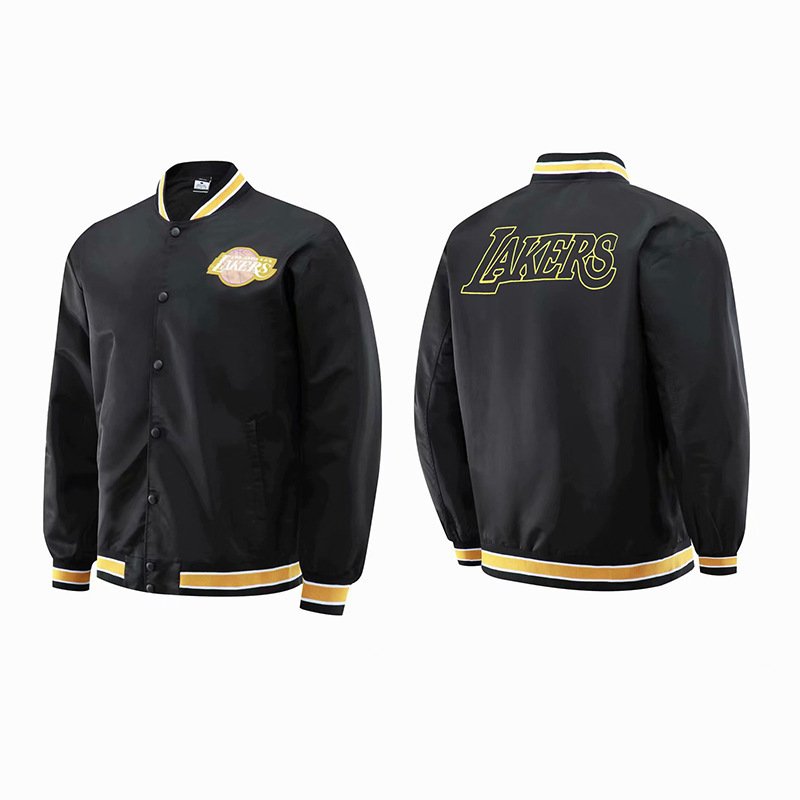 Men's jackets Dynasty Purple Gold No. 24Commemorative Clip Overcomes Warriors Celtics Basketball men's coats