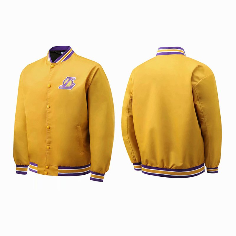 Men's jackets Dynasty Purple Gold No. 24Commemorative Clip Overcomes Warriors Celtics Basketball men's coats