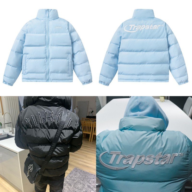 Luxury Designer Trapstar Wholesale Winter Men's Down Hooded Padded Puffer Jacket