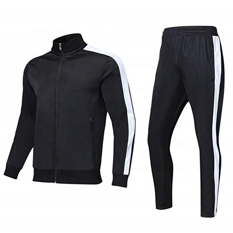 OEM Design Men's Unisex Plain Tracksuit Custom Winter Sports Wear Factory Wholesale Blank Print Track Jacket for Adults