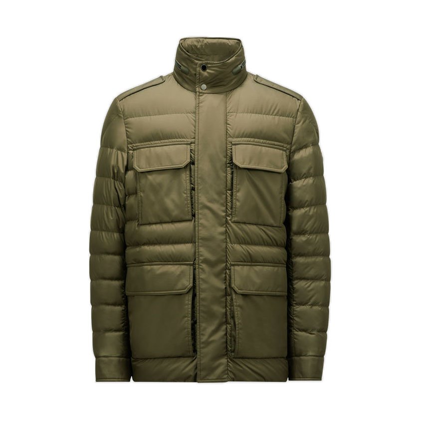 Stand collar men's jacket cotton padded big pockets warm winter jacket for men thin lining down jacket