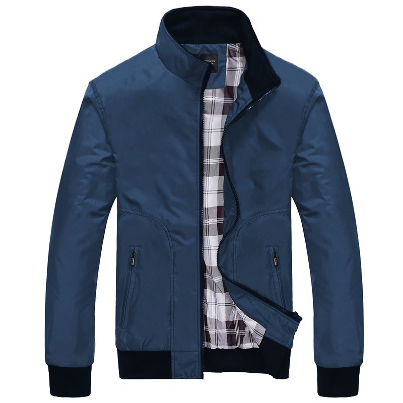 Stand Collar Business Men's Jacket Windbreaker Jacket Outdoor Sportswear Men's Bomber Casual Jacket Wholesale
