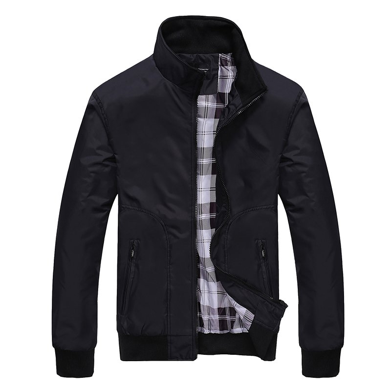 Stand Collar Business Men's Jacket Windbreaker Jacket Outdoor Sportswear Men's Bomber Casual Jacket Wholesale