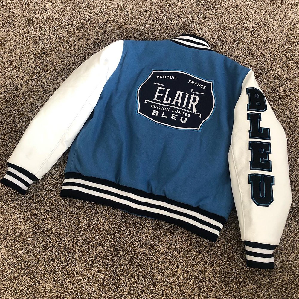 High quality vintage winter wool chenille embroidery lettermen varsity college jacket for men University Letterman Bomber Jacket