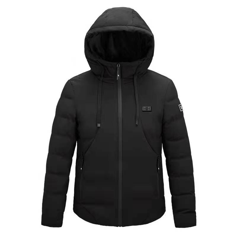 5V Power Bank Heated Soft Shell Battery Operated Clothing Hoody Heated Jacket Clothes Body Warmer Men's Electric Heated Jacket