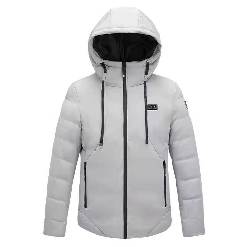 5V Power Bank Heated Soft Shell Battery Operated Clothing Hoody Heated Jacket Clothes Body Warmer Men's Electric Heated Jacket