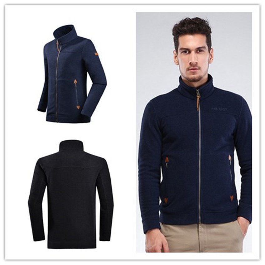 customized Winter Outdoor Sports Windproof stand collar Pullover hiking winter Polar Fleece Jacket