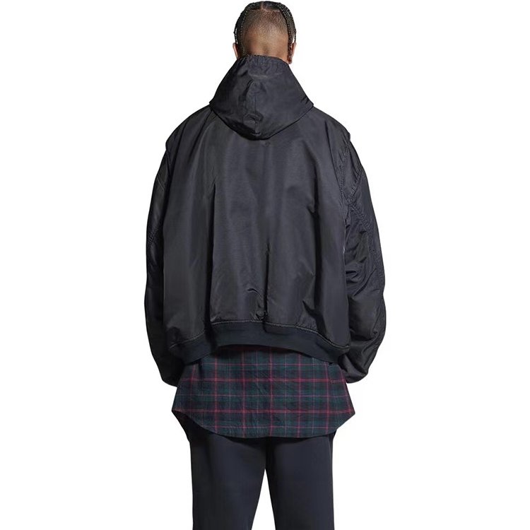 wholesale custom 2023 winter coat varsity high quality ma1 mens bomber jackets hombr hooded racing bomber jacket