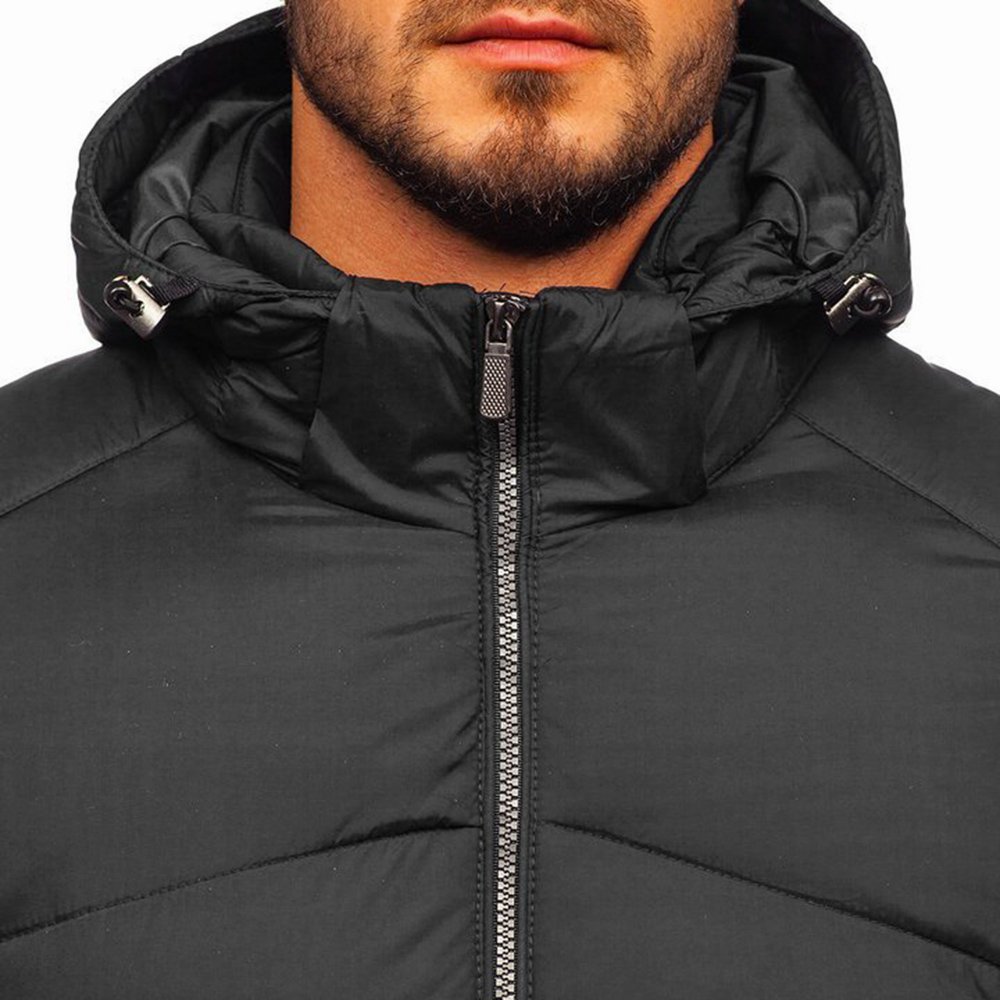 Plus Size Men' Warm Jackets Hooded Nylon Made Winter Street Wear bubble Style Jackets Made in Pakistan