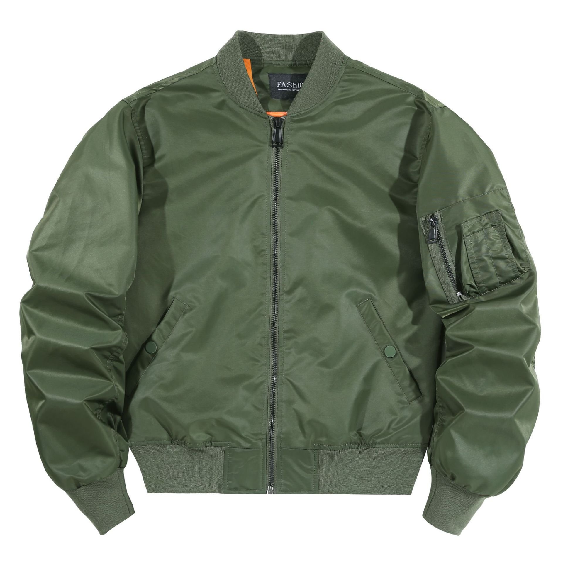 OEM Custom Design men's jacket embroidery Nylon MA1 Flight Custom Bomber Jacket for men