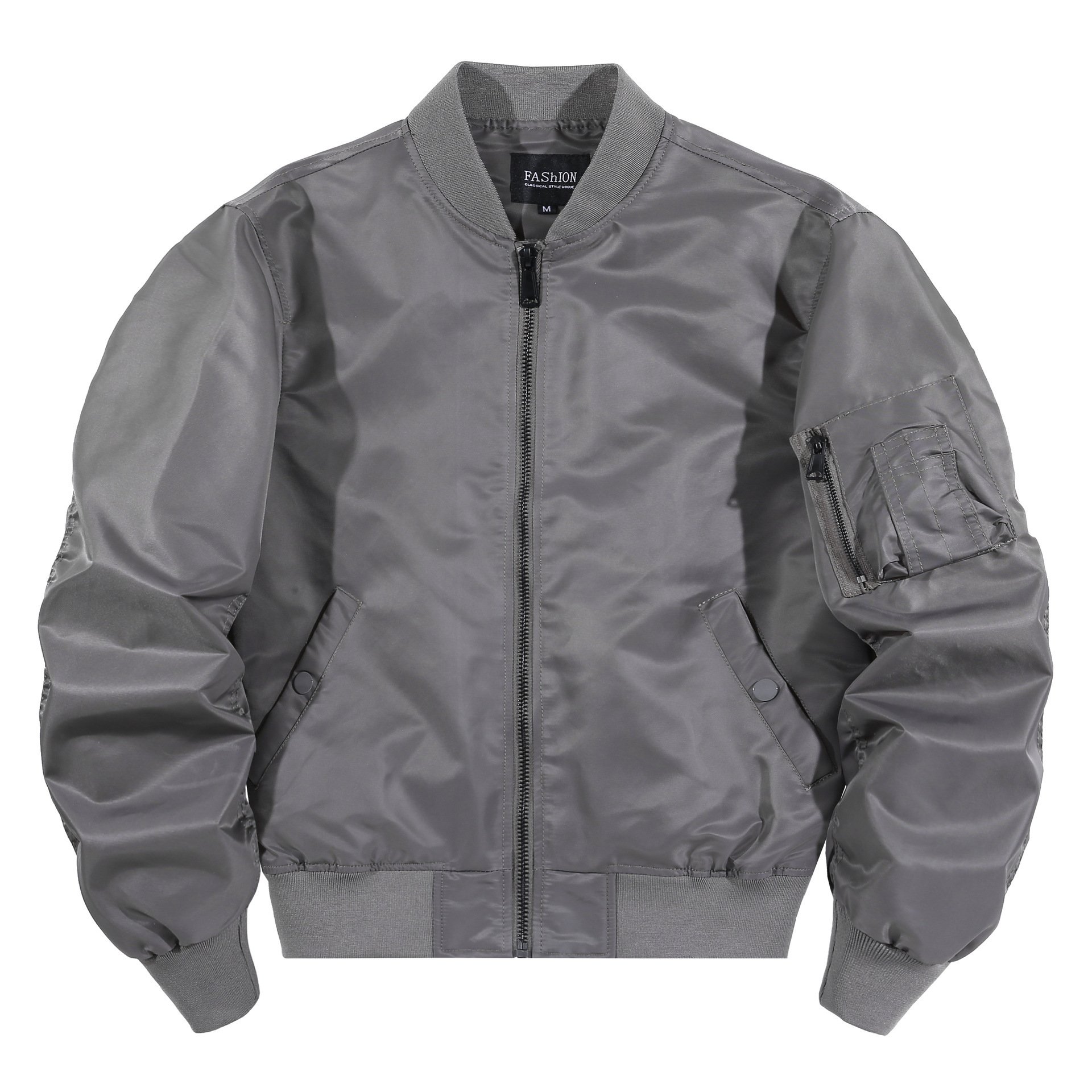 OEM Custom Design men's jacket embroidery Nylon MA1 Flight Custom Bomber Jacket for men
