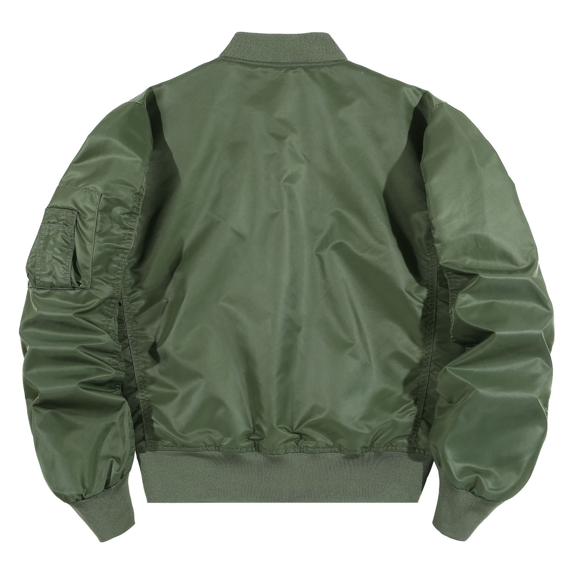 OEM Custom Design men's jacket embroidery Nylon MA1 Flight Custom Bomber Jacket for men