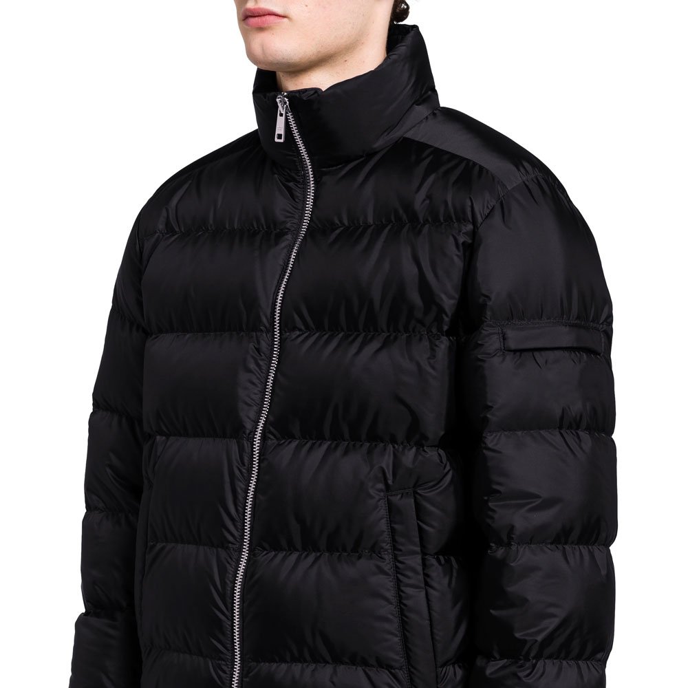 High Quality 2023 Custom Logo Mens Down Jacket Oversize Puffer Jacket Men Bubbles Coats for Men Canvas Fabric Stand Casual Raw