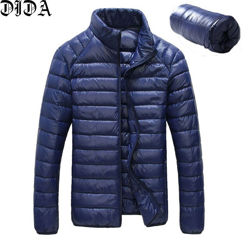 Manufacturer Custom Logo Hooded Light Warm Down Winter Bubble Puff Jackets Filled Down Puffer Coat for Men