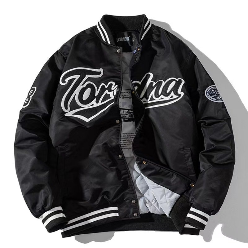 2024 Autumn New Arrival Custom Embroidered Loose Fit Baseball Varsity Jacket For Men Customize Baseball Men's Jacket
