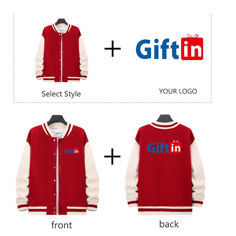 Wholesale 380Gsm Terry Blank Plus Size Custom Men'S Baseball Varsity Jacket