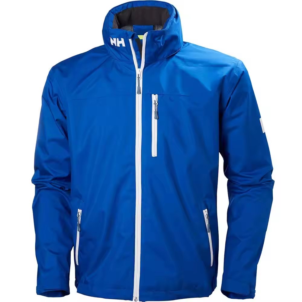 Jingxing Men's Crew Hooded Waterproof Sailing Jacket Polyester Fully Waterproof Windproof And Breathable Jacket