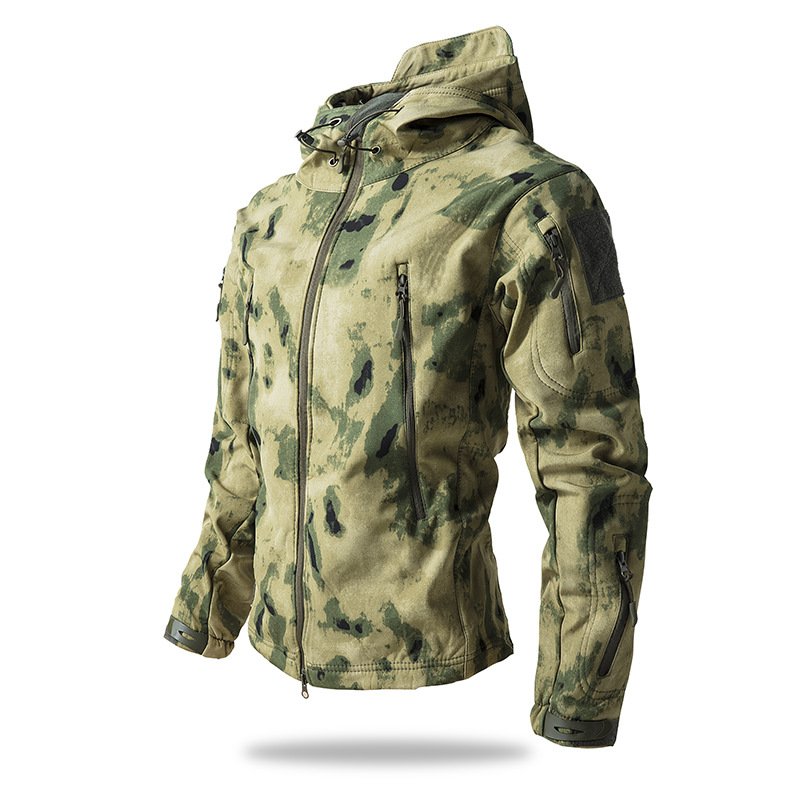 New design Soft Shell Jackets Men Tactical Waterproof jacket Hooded Bomber Coats men's jackets