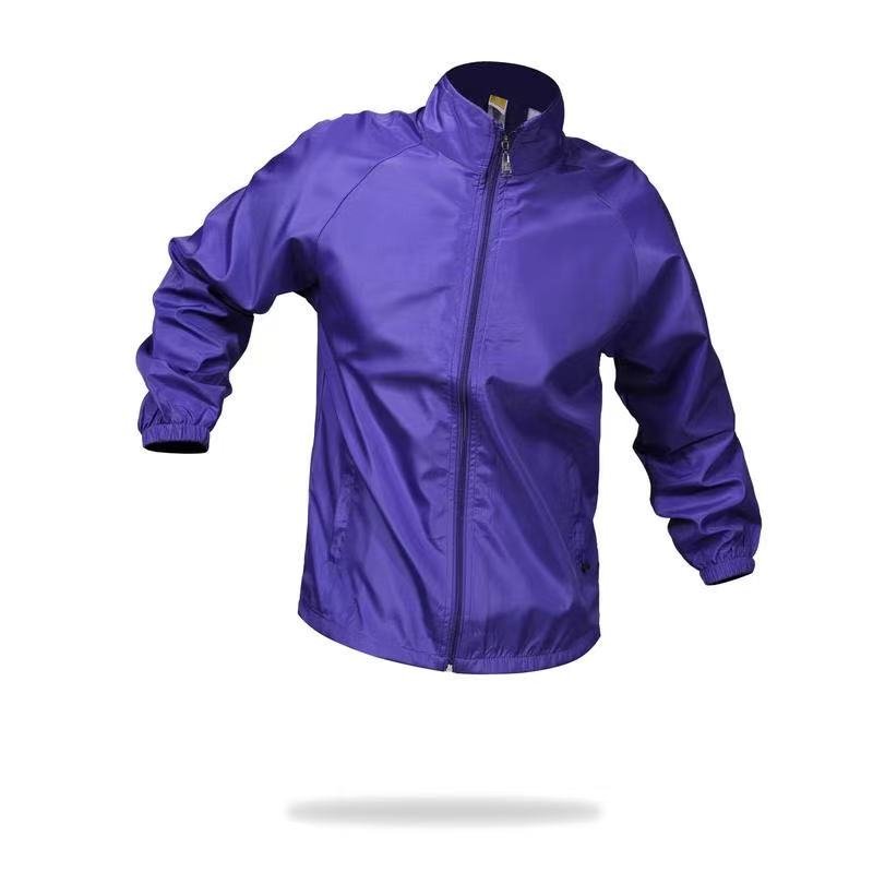 Custom Logo OEM Logo Men's Quick Dry Coat Women Outwear Windbreaker Jacket with Long sleeve Advertising Company Logo Printing