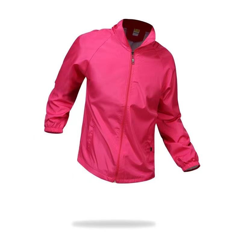 Custom Logo OEM Logo Men's Quick Dry Coat Women Outwear Windbreaker Jacket with Long sleeve Advertising Company Logo Printing