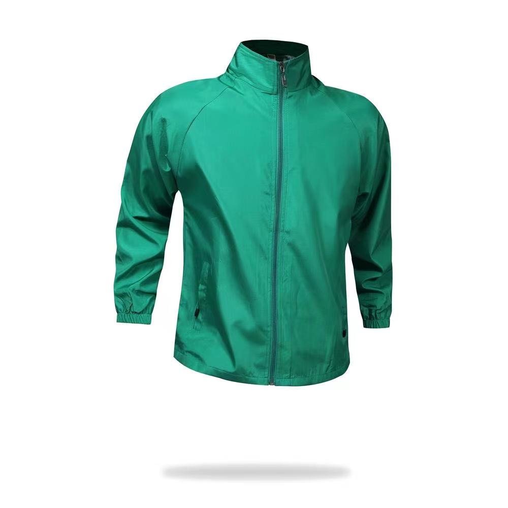 Custom Logo OEM Logo Men's Quick Dry Coat Women Outwear Windbreaker Jacket with Long sleeve Advertising Company Logo Printing