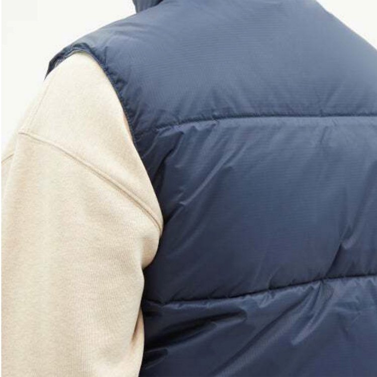 New Men's Winter Stand Collar Waterproof Sleeveless Jacket Down Puffer Vest