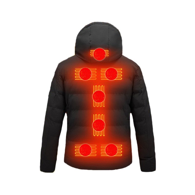 Winter New Product Intelligent Heating Men Jacket Men Coats Heated Jacket USB Electric Heating Jacket For Winter Outdoor