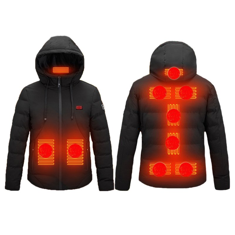 Winter New Product Intelligent Heating Men Jacket Men Coats Heated Jacket USB Electric Heating Jacket For Winter Outdoor