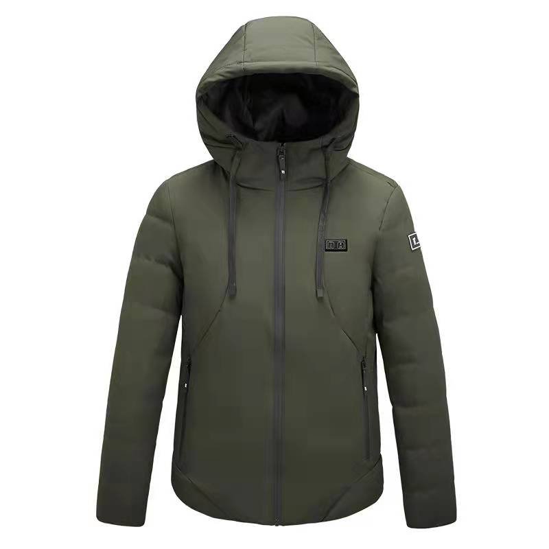 Winter New Product Intelligent Heating Men Jacket Men Coats Heated Jacket USB Electric Heating Jacket For Winter Outdoor