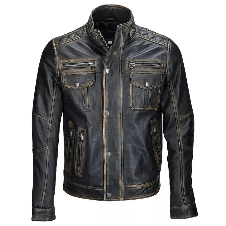 Top Quality Custom Men's Leather Jackets For Men 2022 Genuine Leather Jacket For Men Stylish By Maximize Wear