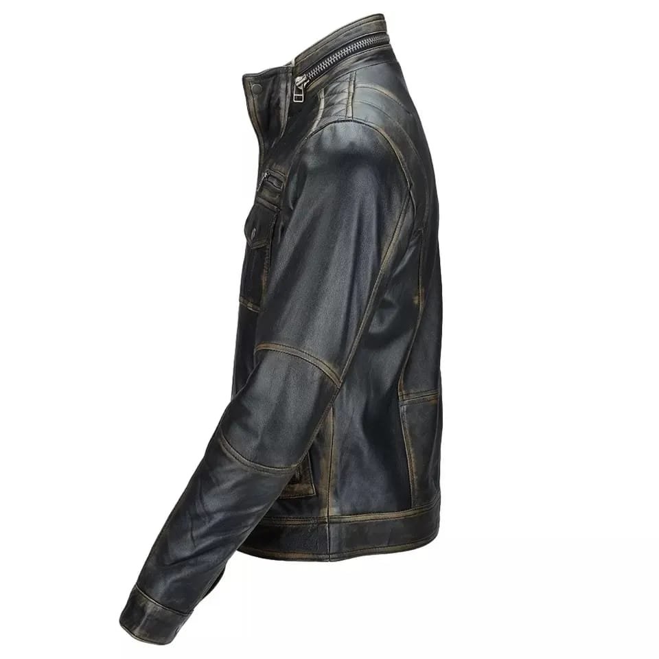 Top Quality Custom Men's Leather Jackets For Men 2022 Genuine Leather Jacket For Men Stylish By Maximize Wear