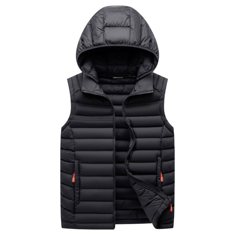 Wholesale Hot Selling Classic Comfortable Puffer Down Vest Jacket for Men Clothing Windproof Soft Casual with Pockets