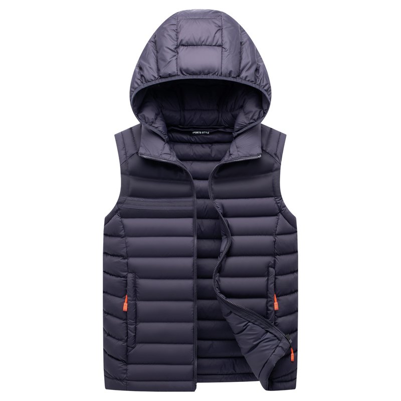 Wholesale Hot Selling Classic Comfortable Puffer Down Vest Jacket for Men Clothing Windproof Soft Casual with Pockets