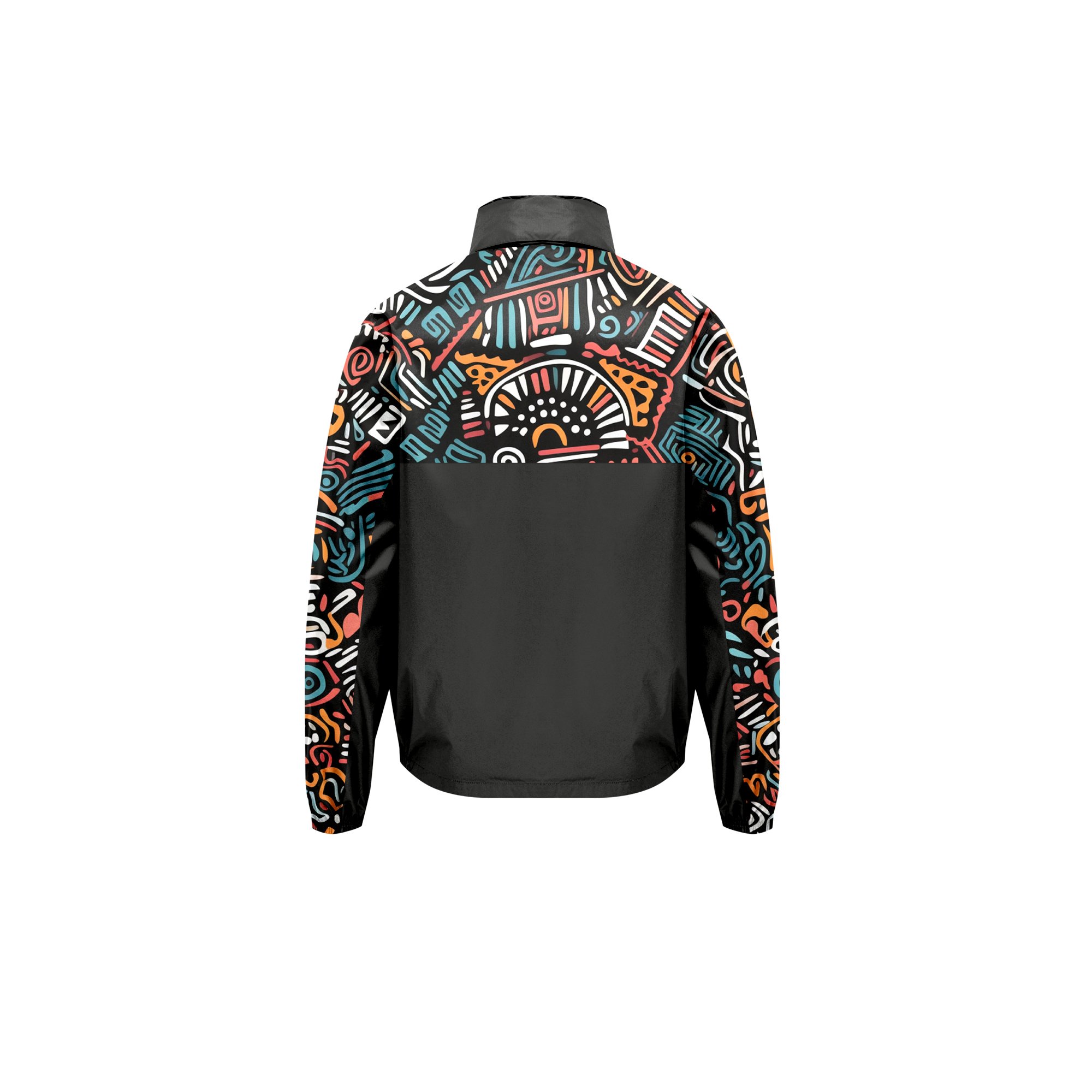 Custom Color Sublimation Printed Block Zip up Men Sports Windbreaker spray Jackets