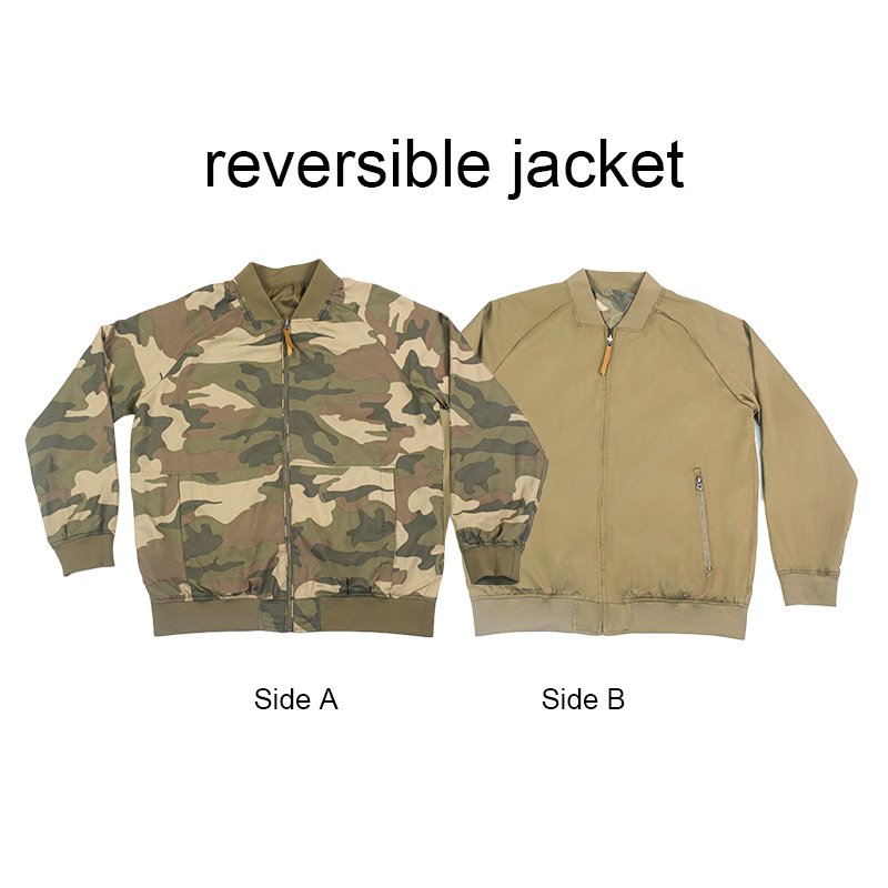 Wholesale Windproof Custom Full Zip Jacket Camouflage Pattern Design Autumn and Winter Men's Jackets sublimation jacket