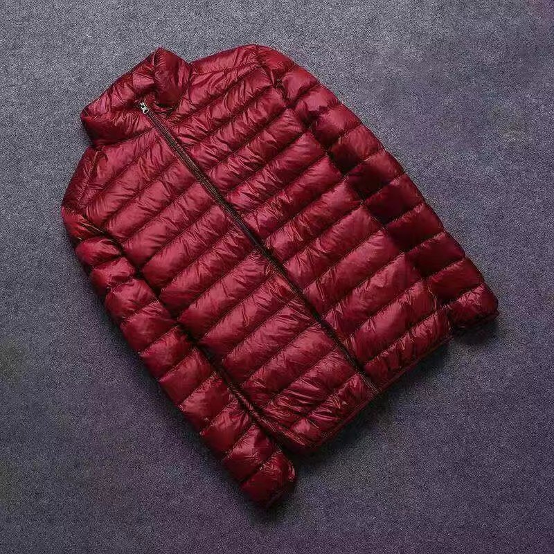 Custom Logo Nylon Winter Warm Windproof Lightweight Water-Resistant Packable Men's Jacket