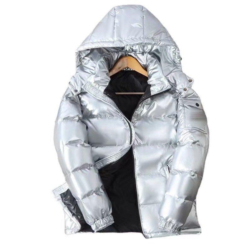 2024 winter jacket men Padded Puffer Down Coat Cotton Hooded Plus Size Oversized Streetwear Jackets For men's down jacket