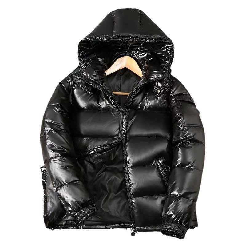 2024 winter jacket men Padded Puffer Down Coat Cotton Hooded Plus Size Oversized Streetwear Jackets For men's down jacket