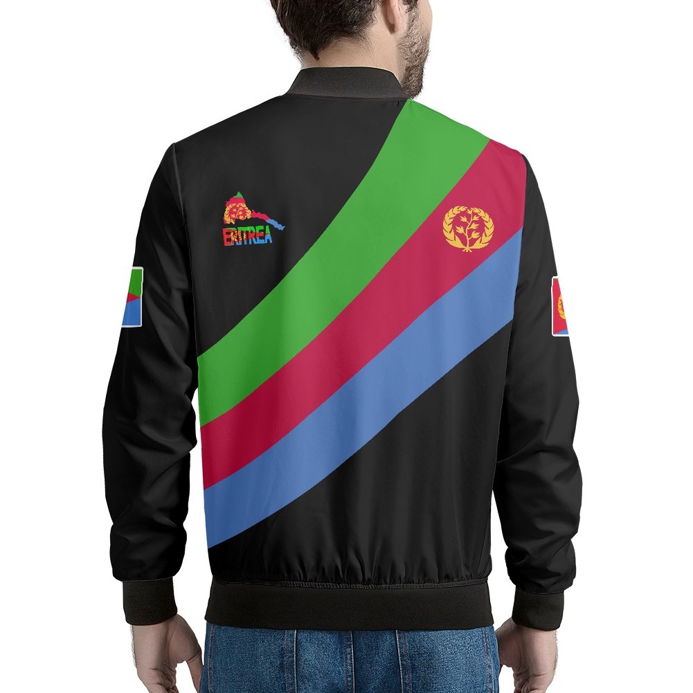 2022 New Arrival Fashion Trend Eritrea Flag Plus Size Men's Jackets Personalized DIY Eritrean Jackets for Men Low MOQ Wholesale