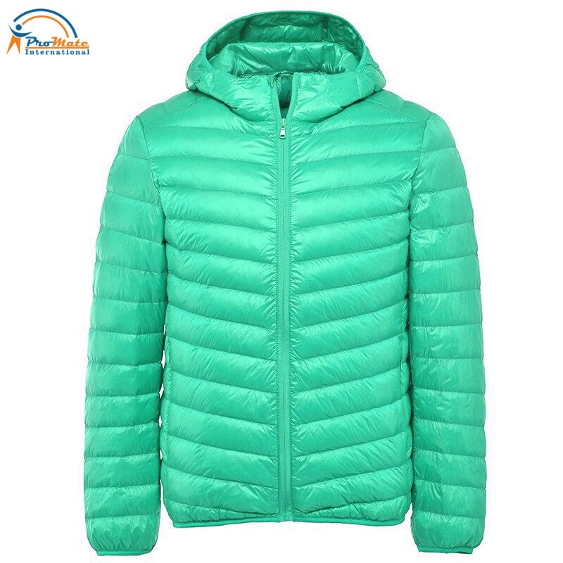 Plus Size 8XL 9XL 10XL 11XL Jacket Men's Lightweight Water-resistant Packable Hooded Puffer Jacket 2021 Spring Autumn Orange