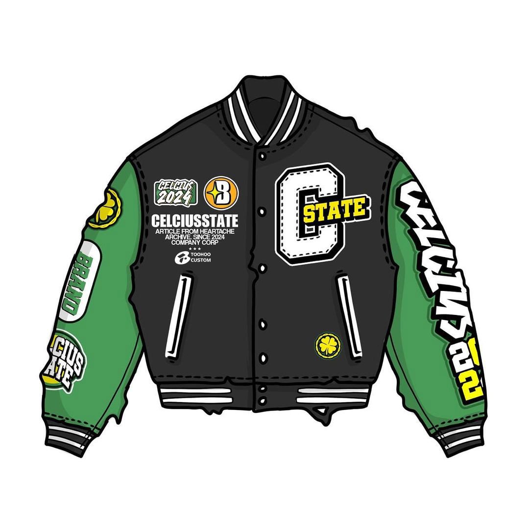 Unisex Vintage Retro Baseball Cropped Varsity Jacket Men Custom Logo Embroidered American Chenille Men's Retro Cropped Jacket