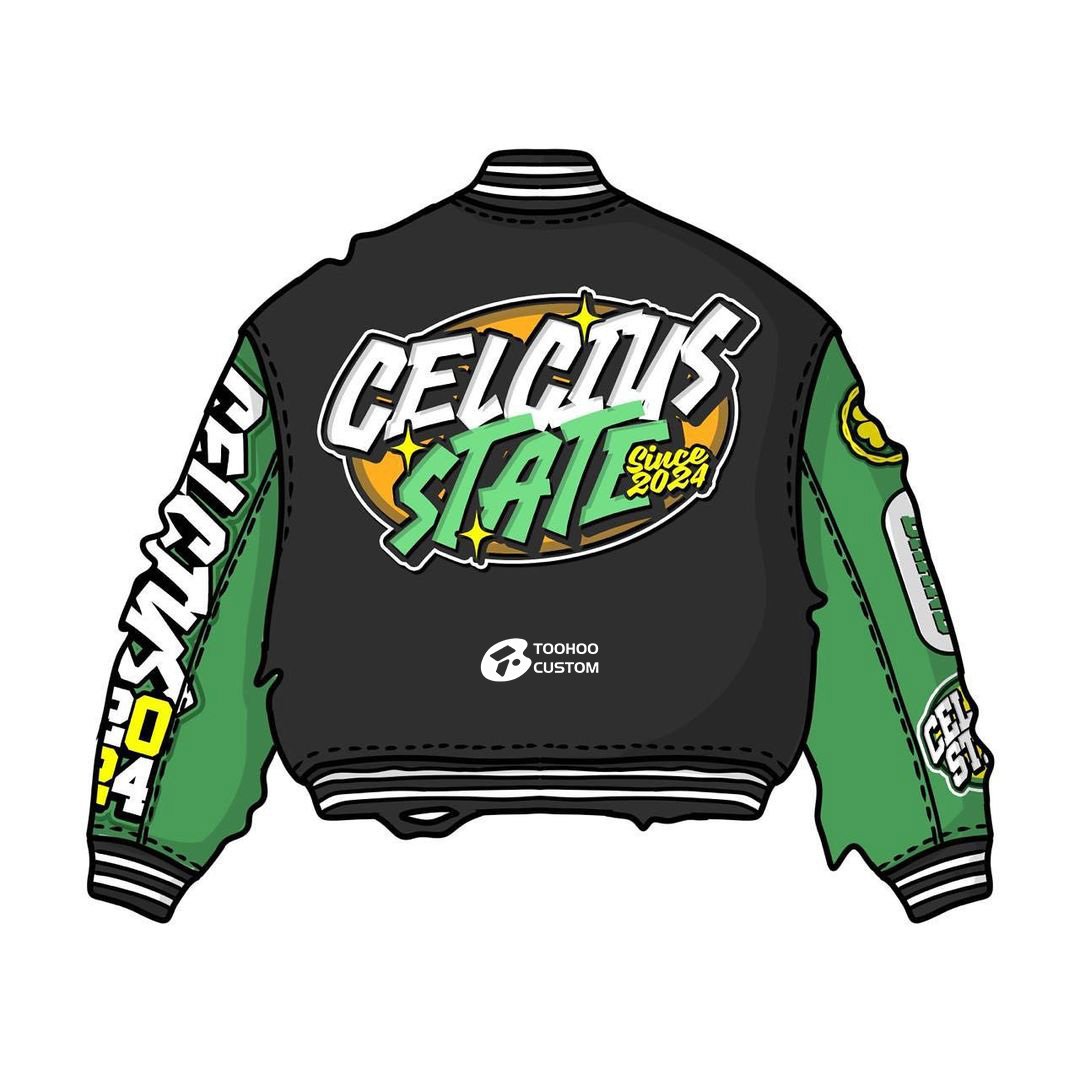 Unisex Vintage Retro Baseball Cropped Varsity Jacket Men Custom Logo Embroidered American Chenille Men's Retro Cropped Jacket