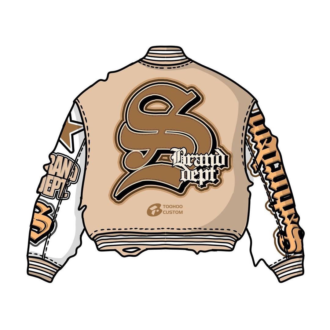 Unisex Vintage Retro Baseball Cropped Varsity Jacket Men Custom Logo Embroidered American Chenille Men's Retro Cropped Jacket