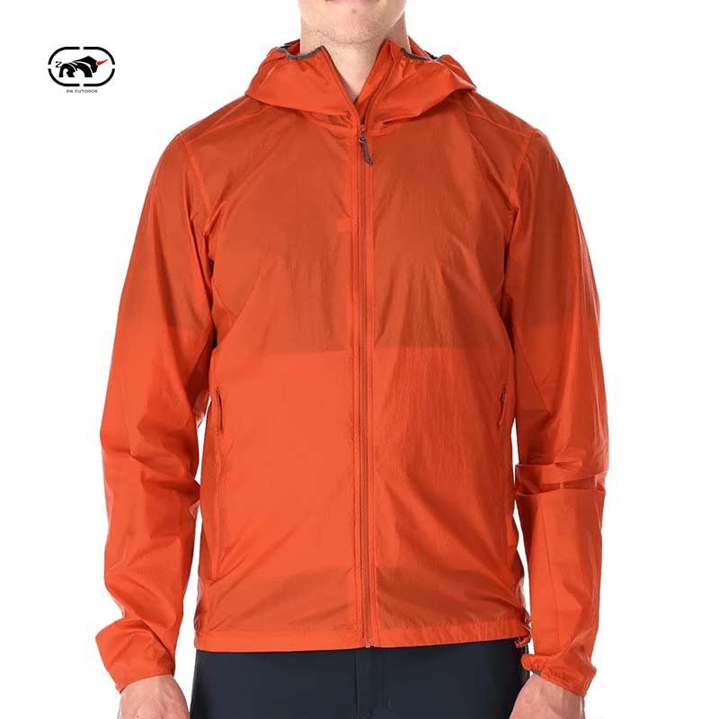 2024 Custom High Quality Fashion Polyester Waterproof Jacket Outdoor Sport Men's Windbreaker