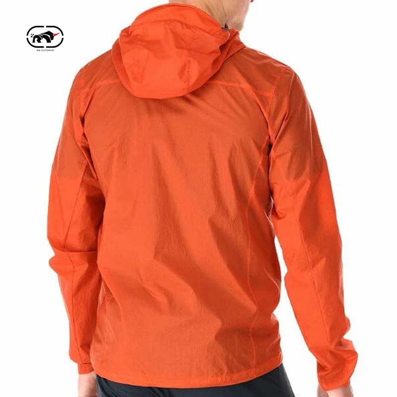 2024 Custom High Quality Fashion Polyester Waterproof Jacket Outdoor Sport Men's Windbreaker