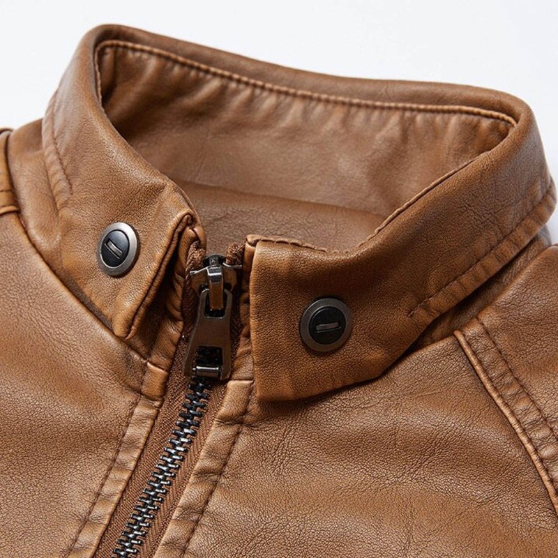 Best Selling High Quality PU Leather Jacket Custom Winter Streetwear Men's Jacket Wholesale Fashion Men's Leather Jacket