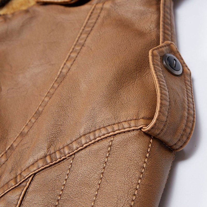 Best Selling High Quality PU Leather Jacket Custom Winter Streetwear Men's Jacket Wholesale Fashion Men's Leather Jacket