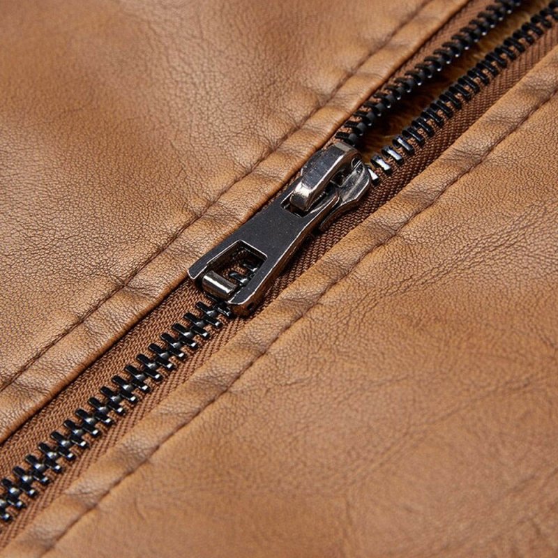 Best Selling High Quality PU Leather Jacket Custom Winter Streetwear Men's Jacket Wholesale Fashion Men's Leather Jacket