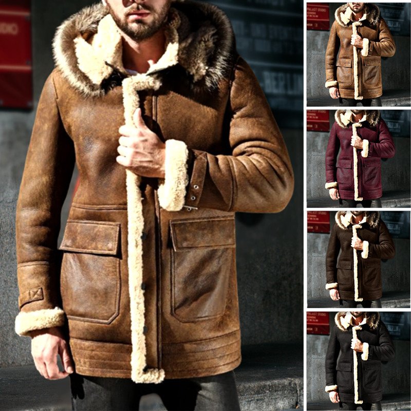 Men's Custom Genuine Leather Jacket Waterproof Clothing with Stylish Sweaters and Clothes